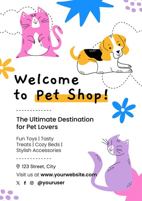 Pet-Shop-Invitation-Card